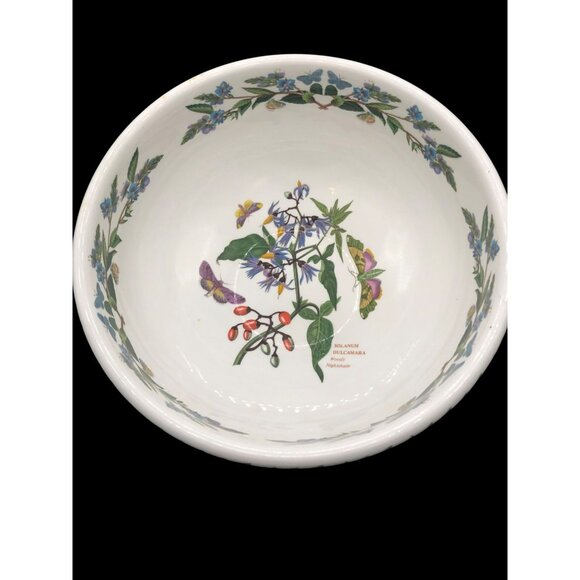 Vintage Portmeirion "The Botanic Garden" Mixing Serving Bowl Woody Nightshade Fl - Picture 8 of 15